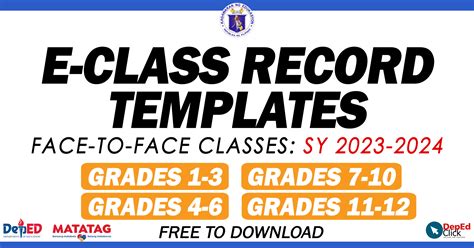 e record deped|DepEd E.